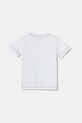 Παιδικό βαμβακερό μπλουζάκι Guess N5RI15.K8HM4.PPYA λευκό SS25