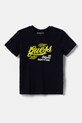 Guess tricou de bumbac pentru copii print bleumarin N5RI16.K8HM4.PPYA