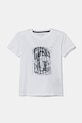 Guess t-shirt bawełniany dziecięcy nadruk biały N5RI19.K8HM4.PPYA