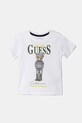 Детская хлопковая футболка Guess хлопок белый N5RI20.K8HM4.PPYA