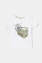 Дитяча бавовняна футболка Guess бавовна білий N5RI27.K8HM4.PPYA