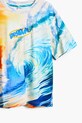 Детская хлопковая футболка Desigual голубой 25SBTK01