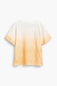 Dečki Otroška bombažna kratka majica Desigual 25SBTK13 oranžna