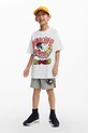 Дитяча бавовняна футболка Desigual x Disney бавовна білий 25SBTK14