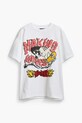 Дитяча бавовняна футболка Desigual x Disney 25SBTK14 білий SS25