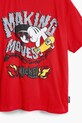 Детская хлопковая футболка Desigual x Disney красный 25SBTK14