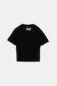 Dětské bavlněné tričko EA7 Emporio Armani 7B000107.AF13244 černá SS25