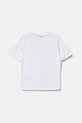 EA7 Emporio Armani tricou de bumbac pentru copii 7B000020.AF10378 alb AW25