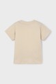 Mayoral tricou de bumbac pentru copii 170.5F.Mini.PPYA bej SS25