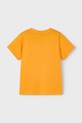 Mayoral tricou de bumbac pentru copii 170.5F.Mini.PPYA portocaliu SS25