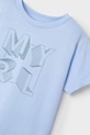 Chłopiec Mayoral t-shirt bawełniany dziecięcy 170.5F.Mini.PPYA niebieski