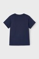 Mayoral t-shirt bawełniany dziecięcy 170.5F.Mini.PPYA granatowy SS25