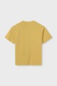 Mayoral tricou de bumbac pentru copii 840.7C.Junior.PPYA galben SS25