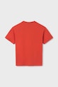 Detské bavlnené tričko Mayoral 840.7C.Junior.PPYA oranžová SS25