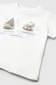 Băieți Mayoral tricou de bumbac pentru copii 1059.3E.Baby.PPYA alb