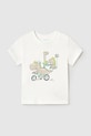 Детская хлопковая футболка Mayoral 1062.3G.Baby.PPYA бежевый SS25