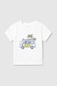 Mayoral tricou de bumbac pentru copii print alb 1063.3H.Baby.PPYA