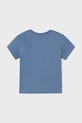 Дитяча бавовняна футболка Mayoral 1064.3H.Baby.PPYA блакитний SS25