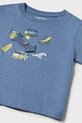 Хлопчик Дитяча бавовняна футболка Mayoral 1064.3H.Baby.PPYA блакитний