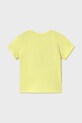 Mayoral t-shirt bawełniany dziecięcy 1065.3H.Baby.PPYA żółty SS25