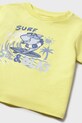 Chłopiec Mayoral t-shirt bawełniany dziecięcy 1065.3H.Baby.PPYA żółty