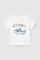 Mayoral tricou de bumbac pentru copii print alb 1066.3H.Baby.PPYA