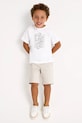 Mayoral t-shirt bawełniany dziecięcy 3027.5C.Mini.PPYA