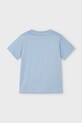 Mayoral t-shirt in cotone per bambini 3030.5D.Mini.PPYA blu SS25