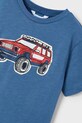 Chlapec Detské bavlnené tričko Mayoral 3031.5E.Mini.PPYA modrá