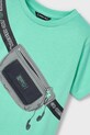 Băieți Mayoral tricou de bumbac pentru copii 3036.5F.Mini.PPYA verde