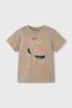 Mayoral t-shirt bawełniany dziecięcy nadruk zielony 3037.5F.Mini.PPYA