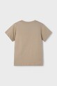 Mayoral t-shirt bawełniany dziecięcy 3037.5F.Mini.PPYA zielony SS25