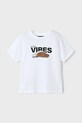 Mayoral tricou de bumbac pentru copii 2-pack 3040.5G.Mini.PPYA portocaliu SS25