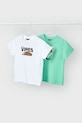 Дитяча бавовняна футболка Mayoral 2-pack бавовна зелений 3040.5G.Mini.PPYA