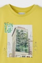 Детская хлопковая футболка Mayoral 3043.5H.Mini.PPYA жёлтый