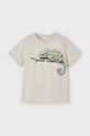 Mayoral tricou de bumbac pentru copii 3045.5H.Mini.PPYA bej SS25