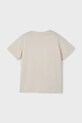 Chłopiec Mayoral t-shirt bawełniany dziecięcy 3045.5H.Mini.PPYA beżowy