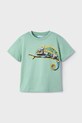 Mayoral t-shirt in cotone per bambini cotone verde 3045.5H.Mini.PPYA