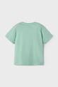 Mayoral t-shirt in cotone per bambini 3045.5H.Mini.PPYA verde SS25