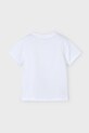 Chłopiec Mayoral t-shirt bawełniany dziecięcy 3047.5J.Mini.PPYA biały