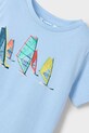 Mayoral tricou de bumbac pentru copii 2-pack albastru 3049.5J.Mini.PPYA