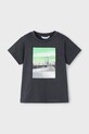 Mayoral t-shirt bawełniany dziecięcy 2-pack 3049.5J.Mini.PPYA czarny SS25