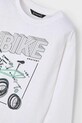 Chłopiec Mayoral longsleeve bawełniany dziecięcy 3051.5F.Mini.PPYA biały