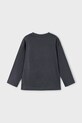 Mayoral longsleeve din bumbac pentru copii 3051.5F.Mini.PPYA negru SS25