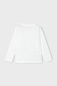 Mayoral longsleeve bawełniany dziecięcy 3052.5H.Mini.PPYA beżowy SS25