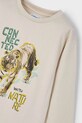 Mayoral longsleeve bawełniany dziecięcy beżowy 3052.5H.Mini.PPYA