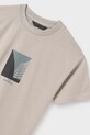 Mayoral tricou de bumbac pentru copii bej 6001.7A.Junior.PPYA