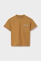 Otroška bombažna kratka majica Mayoral 6004.7B.Junior.PPYA rumena SS25
