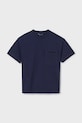Mayoral tricou de bumbac pentru copii print bleumarin 6004.7B.Junior.PPYA