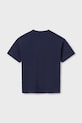 Mayoral tricou de bumbac pentru copii 6004.7B.Junior.PPYA bleumarin SS25